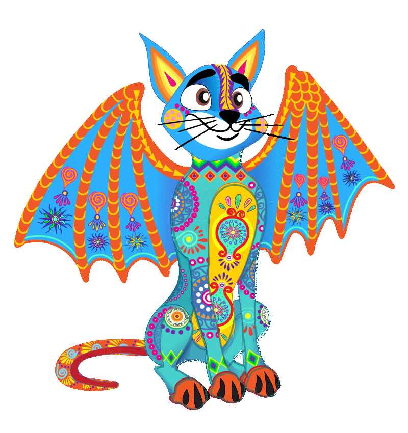 POP Tour 2025 - Gato cat-bat flapping his wings