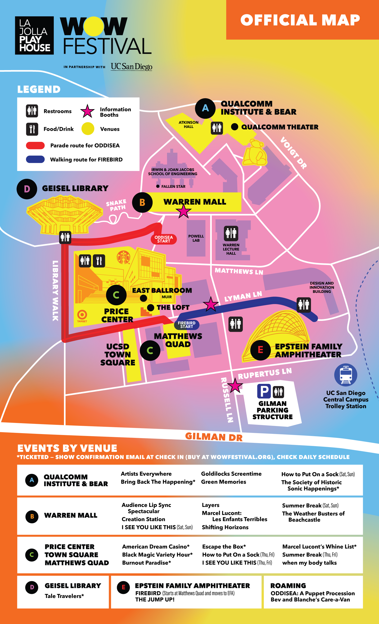 WOW Festival 2025 Map